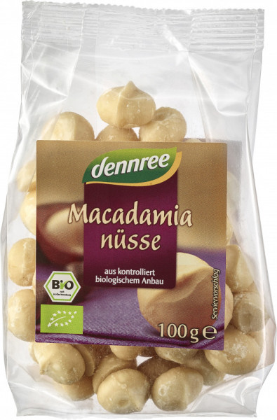 Nuci macadamia bio100g Dennree