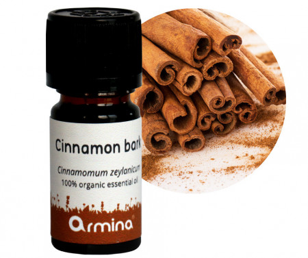 Ulei esential de scortisoara (zinnamomum zeylanicum) pur bio 5ml ARMINA