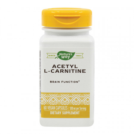 Acetyl L-Carnitine 500mg, 60cps, Nature's Way