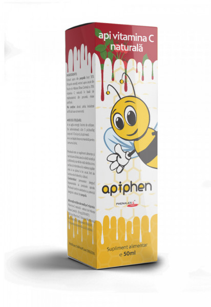 Apiphen api vitamina C naturala 50ml Phenalex