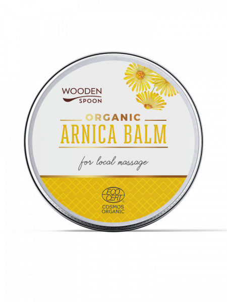 Balsam pentru masaj cu extract de arnica, bio, 60ml, Wooden Spoon