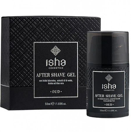 Gel after shave cu acid hialuronic, 50ml, Isha