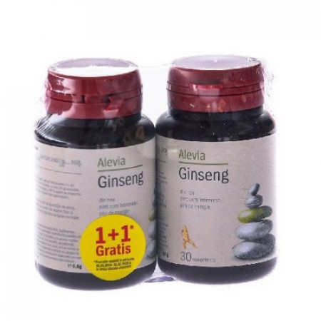 Ginseng 30cps, Alevia, 1+1 Gratis