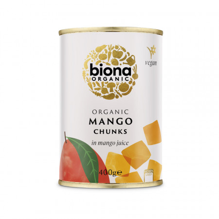 Mango bucati in suc de mango eco 400g Biona
