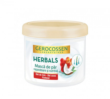 Masca de par reparatoare si nutritiva Herbals, 450ml, Gerocossen