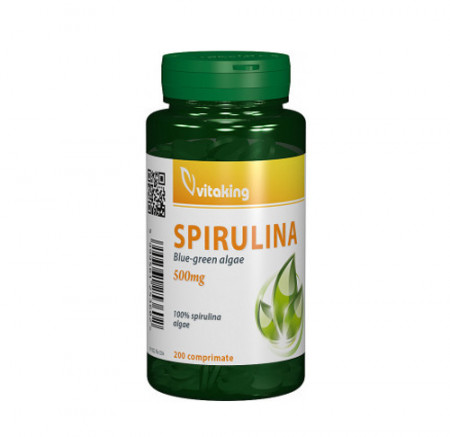 Spirulina 500mg, 200cps, Vitaking