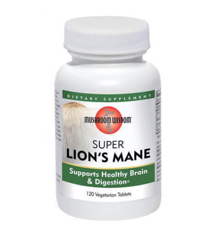 Super Lion's Mane, 120tab vegetale filmate, Mushroom Wisdom