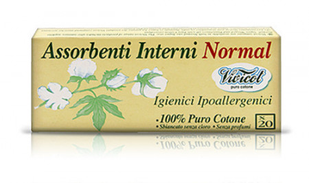 Tampoane din bumbac bio - 2 picaturi (20 buc) - VIVICOT Puro Cotone