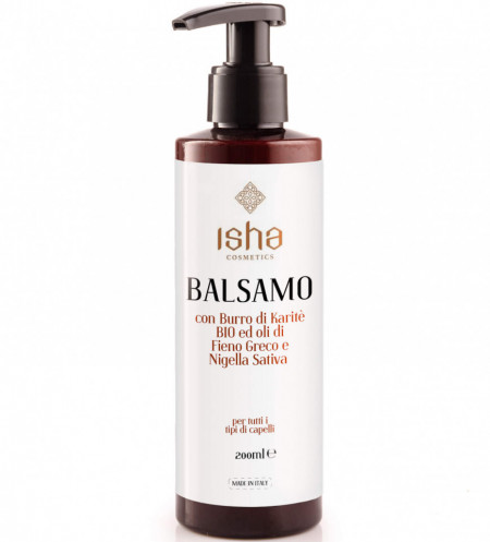 Balsam cu unt de shea, 200ml, Isha