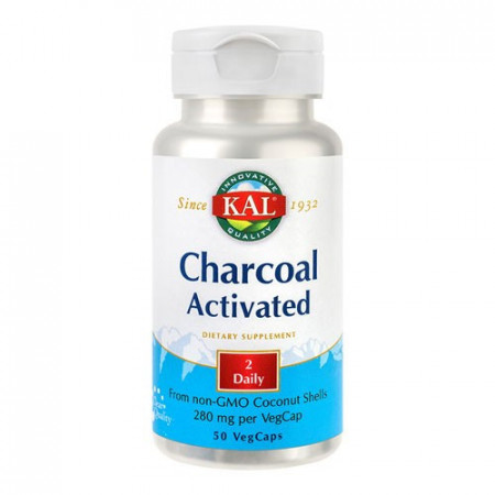 Carbune medicinal (Charcoal Activated) 280mg, 50cps, Kal
