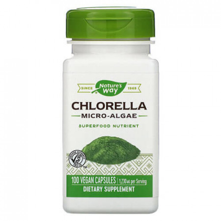 Chlorella Micro-algae 410mg, 100cps, Nature's Way