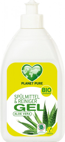 Detergent GEL bio de vase - aloe vera - 500ml Planet Pure