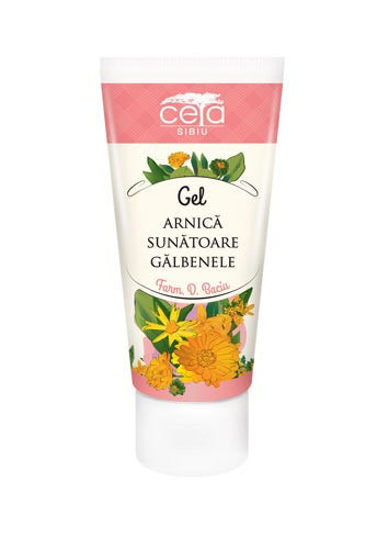 Gel cu arnica, sunatoare si galbenele, 50ml, Ceta Sibiu
