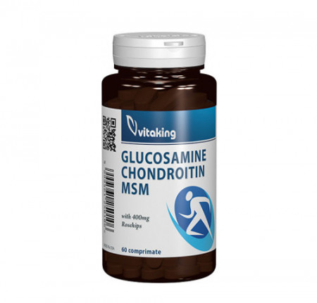 Glucozamina, condroitina, MSM, 60cps, Vitaking