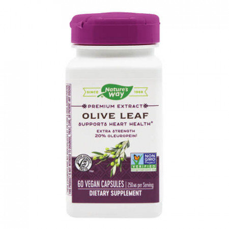 Olive Leaf 20% SE, 60cps, Nature's Way