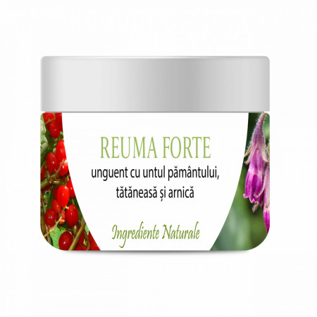 Reuma Forte â€“ Unguent cu Untul pamantului, Tataneasa si Arnica, 100% natural, 150 ml, Bios Mineral P