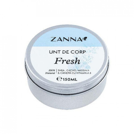 Unt de corp fresh, 150ml, Zanna
