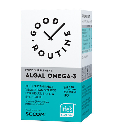Algal Omega-3, 30cps gelatinoase moi, Good Routine