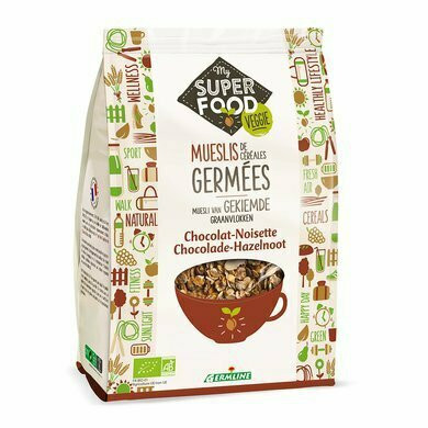 Musli din seminte germinate ciocolata-alune eco 350g Germline
