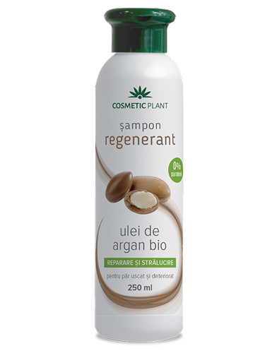 Sampon regenerant cu ulei de argan bio, 250ml, Cosmetic Plant