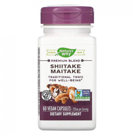 Shiitake Maitake SE, 60cps, Nature's Way