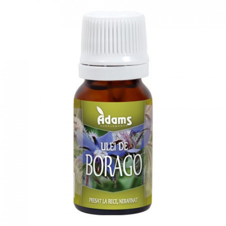 Ulei de Borago (Limba mielului), 10ml, Adams Vision