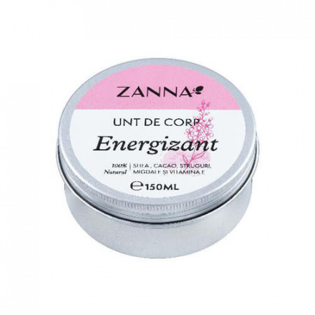 Unt de corp energizant, 150ml, Zanna