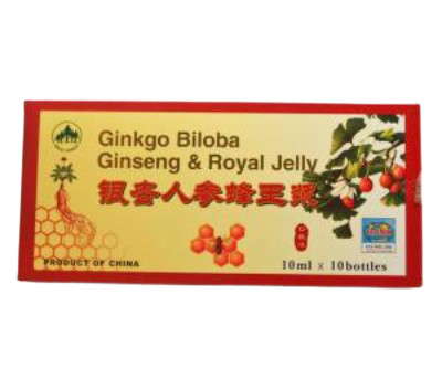 Ginkgo Biloba, Ginseng & Royal Jelly, 10fl*10ml, L&L Plant