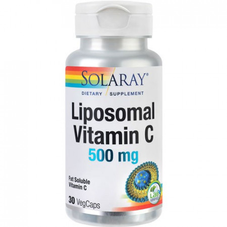 Liposomal Vitamin C 500mg, 30cps, Solaray