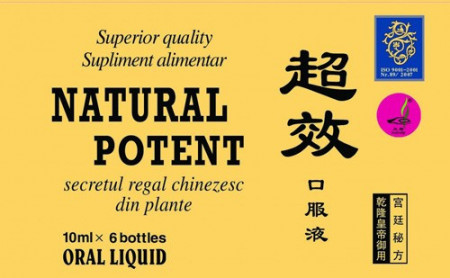 Natural Potent 10ml, 6 fiole, Naturalia Diet