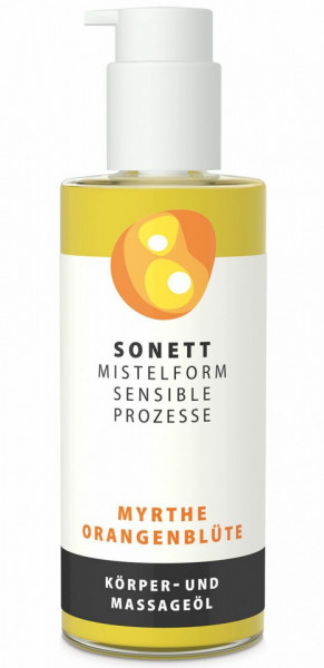 Ulei pentru corp si masaj cu mirt si flori de portocal bio 145ml Sonett