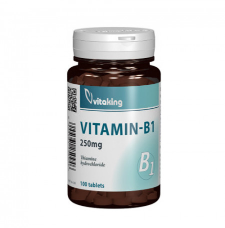 Vitamina B1 (tiamina) 250mg, 100tab, Vitaking