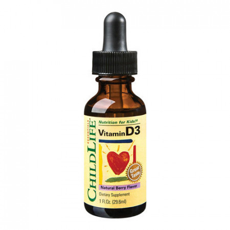 Vitamina D3 500UI(gust de fructe) (copii), 30ml, ChildLife