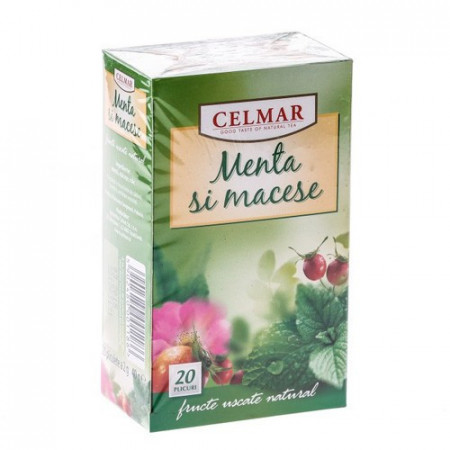 Ceai de Menta si Macese, 20dz, Celmar