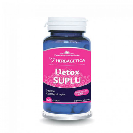 Detox Suplu, 60cps, Herbagetica