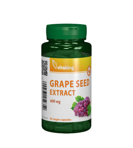 Extract din samburi de struguri 400mg, 90cps, Vitaking