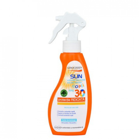 Sun lotiune cu protectie solara copii SPF 30 spray, 200 ml, Gerocossen Plaja