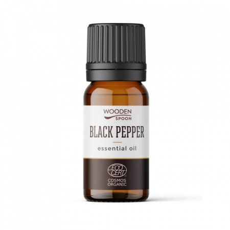 Ulei esential de piper negru, bio, 5ml, Wooden Spoon