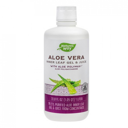 Aloe Vera Gel & Juice with Aloe PolyMax+™, 1000ml, Nature's Way