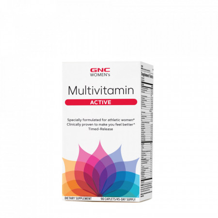 Complex de multivitamine active pentru femei, 90tab, GNC