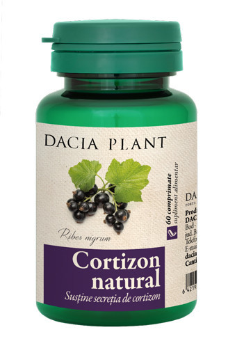 Cortizon natural, 60 comprimate, Dacia Plant