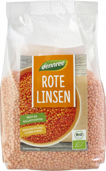Linte rosie bio 500g Dennree