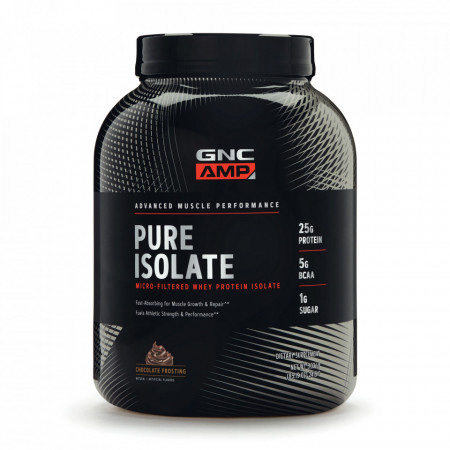 Proteina izolata din zer, cu aroma de glazura de ciocolata, 2415g, GNC