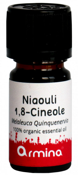 Ulei esential de Niaouli (Melaleuca Quiniquenervia) 1.8 Cineol pur bio 10ml ARMINA
