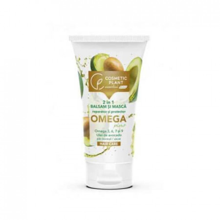 Balsam si masca 2 in 1 Omega Plus, 150ml, Cosmetic Plant