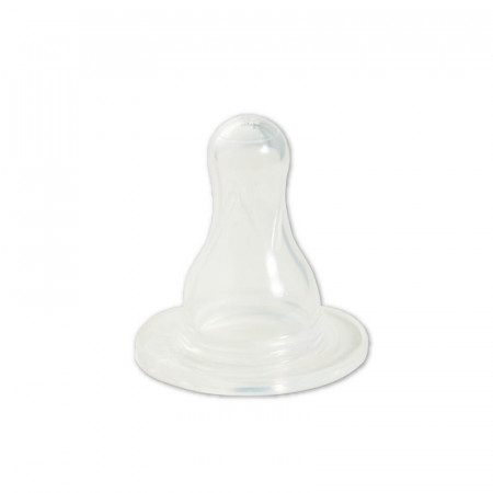 Tetine rotunde silicon curgere rapida -2 buc/blister R425, Primii Pasi