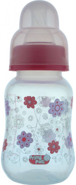 Biberon polipropilena usor de tinut decorat, 125 ml (R0141), Primii Pasi