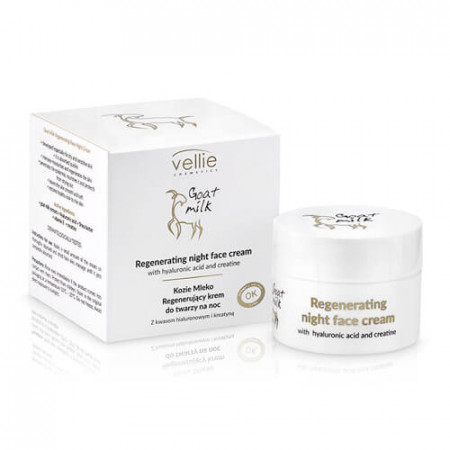 Crema de noapte regeneranta pentru fata, 50ml, Vellie
