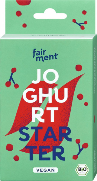 Culturi pentru iaurt vegan bio, Fairment, 3 x 5g