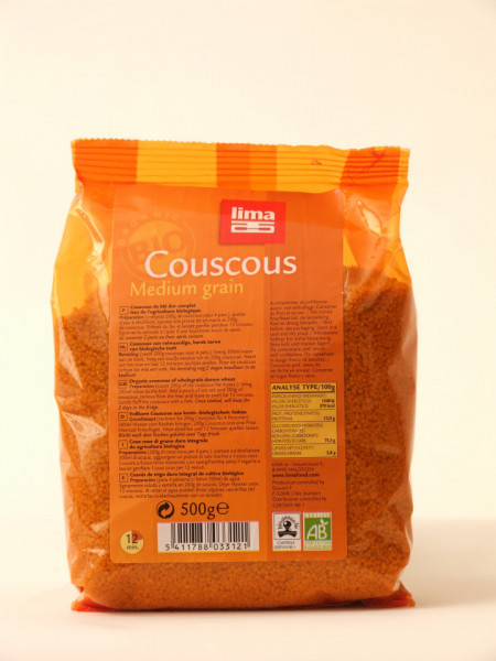Cuscus din grau dur eco 500g Lima